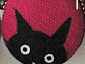 ネコのマカロンポーチの写真